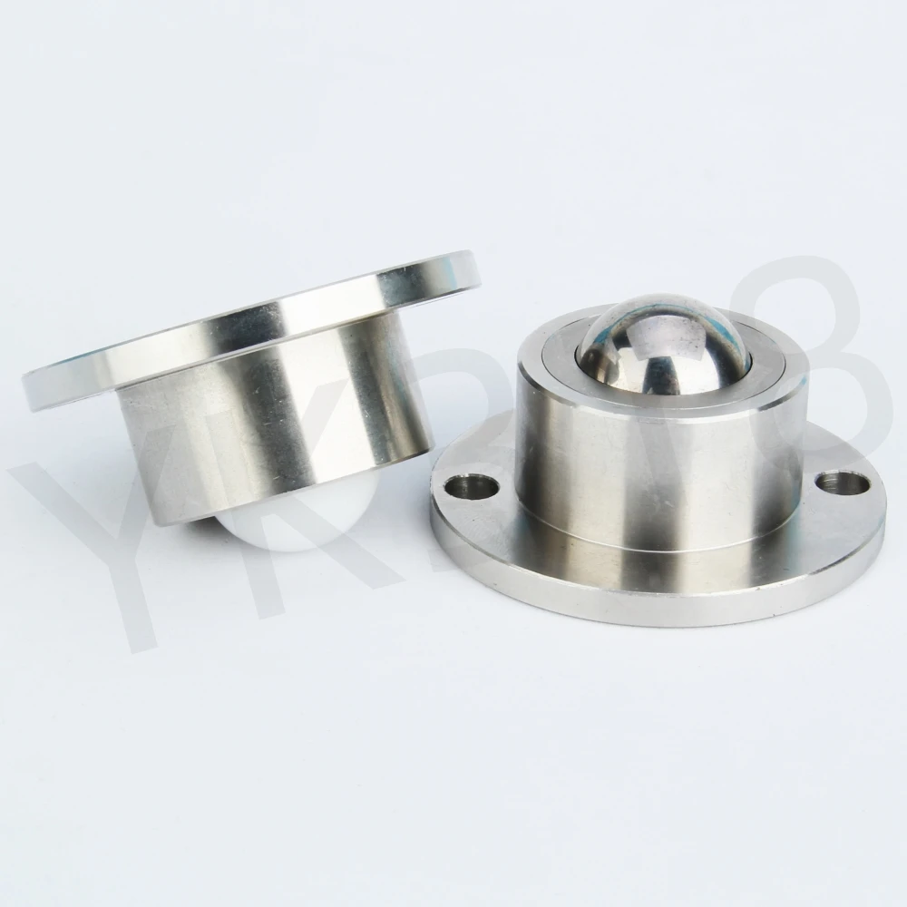 YK318 Transfering Ball Wheel Load Capacity Heavy Ball Transfer Unit Conveyor Rollers Bearing Unit Caster stainless steel beads