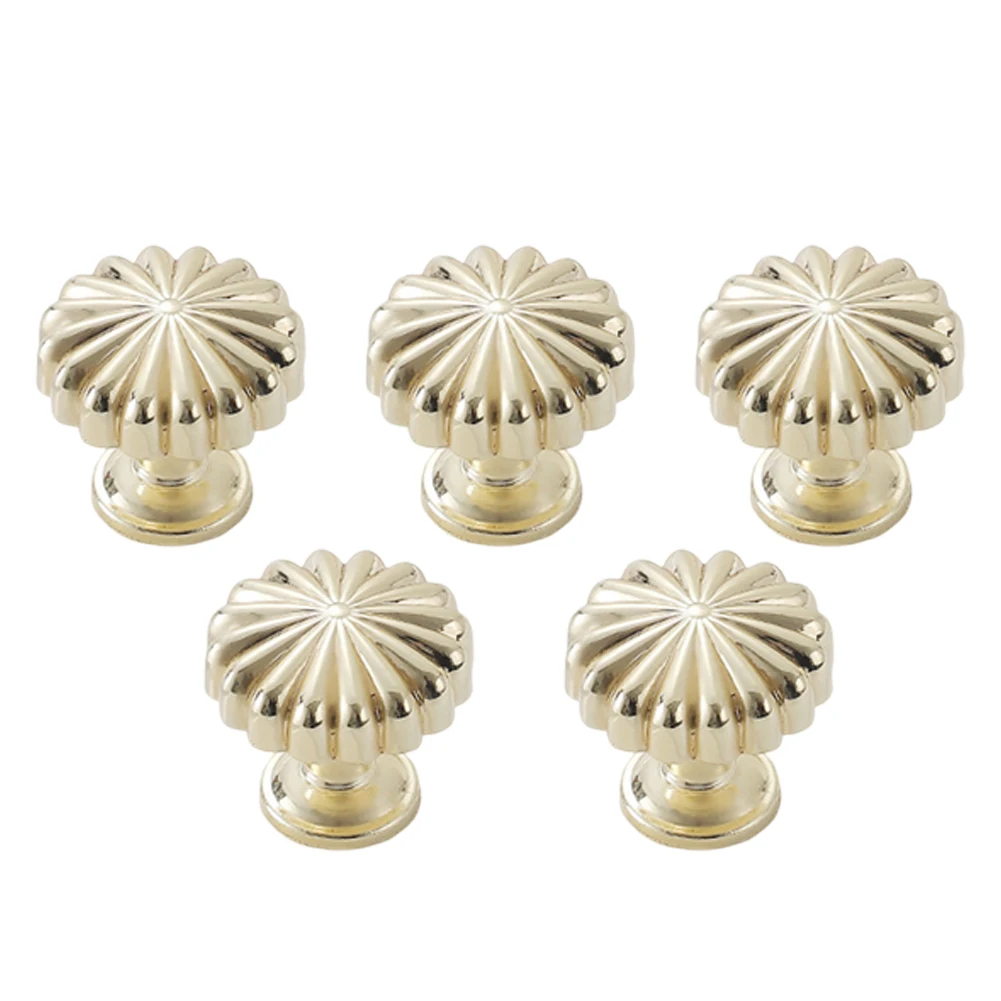 5pcs Zinc Alloy Door Handle Knobs Kitchen Cupboard Wardrobe Cabinet Pull Wardrobe Pulls Kitchen Furniture Hardware Accessories
