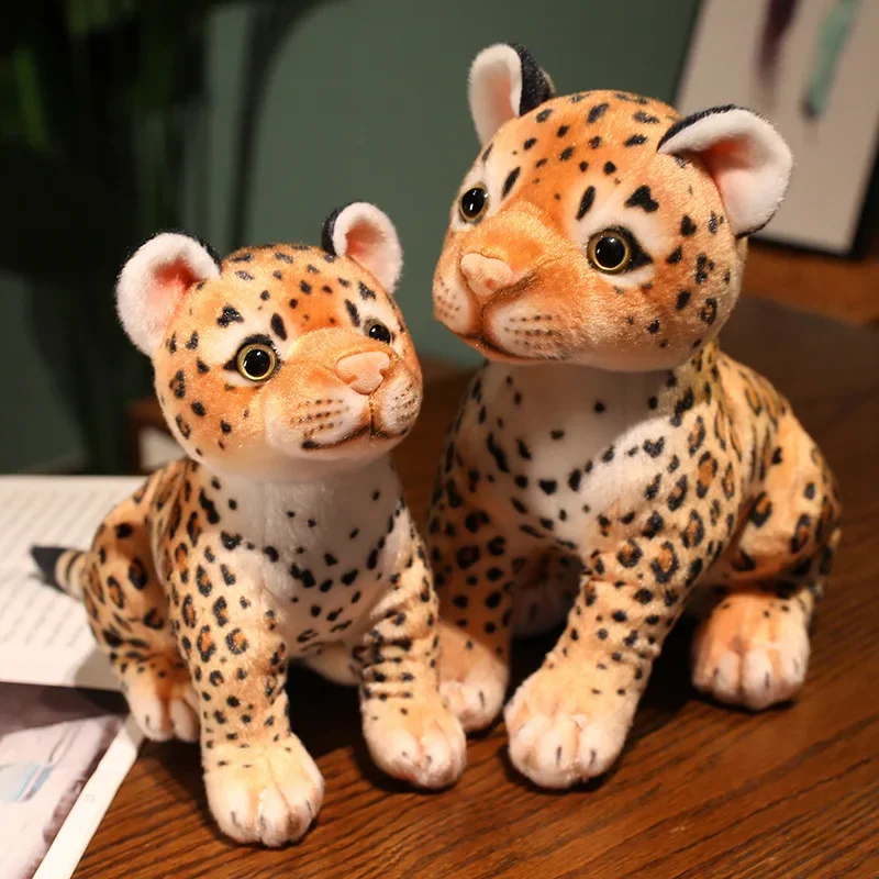 3-Postures-Real-Life-Leopard-Plush-Toys-Cute-Simulation-Cheetah-Cub ...