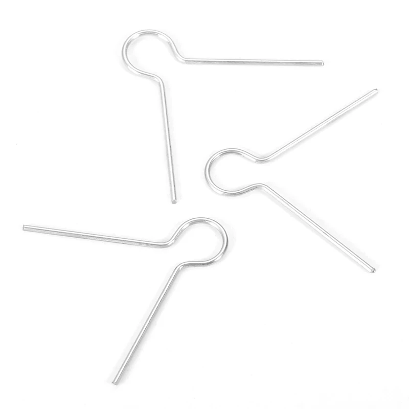 100pcs/lot Round Christmas Metal Hook Spring Wire Hanger Cap 1/2" Round Silver Xmas Porcelain Glass Christmas Ornament Color Egg christmas decorations