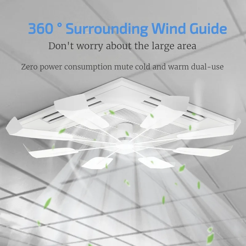 Windshield of Central Air Conditioning Deflector Prevent Blow Baffle Cover 360 Wind Direction Air Cooled Baffle for Home Office air conditioning cover air conditioning baffle air conditioner wind deflector air conditioning wind deflector