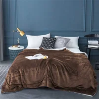 Wool Throw Blanket Keep Warm Winter Bed Blankets Double Sided Queen Duvet Cover Camping Double Bed Cover Bedspread on the bed 6