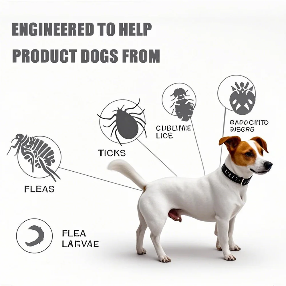 Pets Flea and Tick Collar 8 Month Protection Flea & Tick Dog Collar Anti-mosquito Cats Anti-Flea Puppy Supplies
