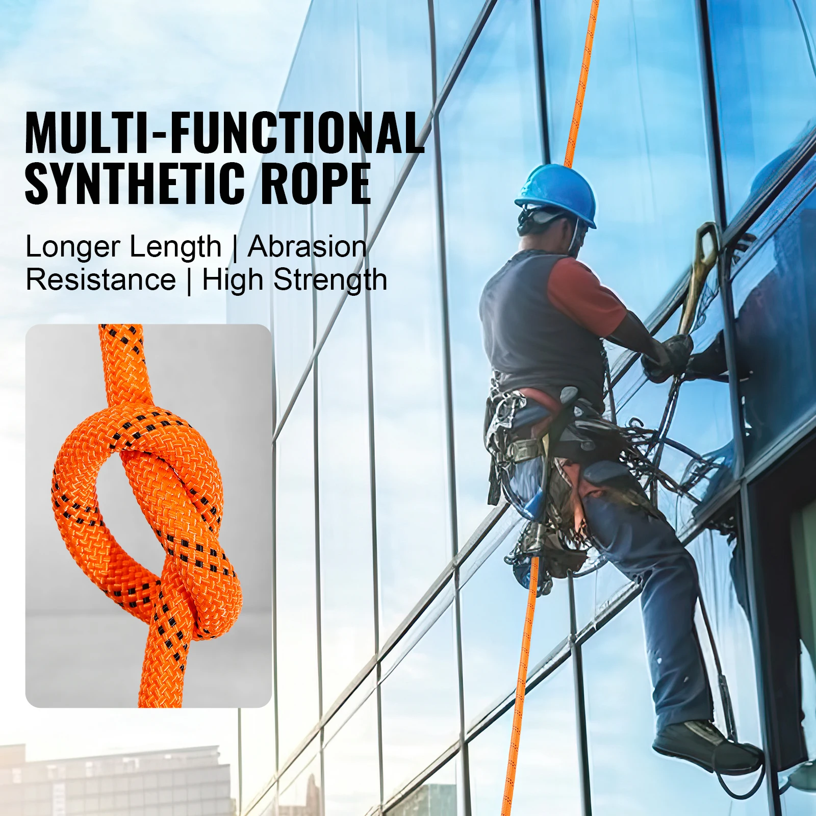 Polyester Outdoor Rope for Camping and Rappelling