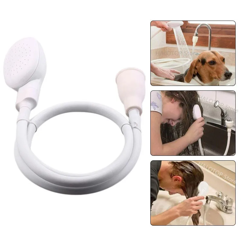Faucet Shower Multifunctional Faucet shower sprinkler drain filter hose sink wash head shower extender bathroom pet bath cleaning supplies