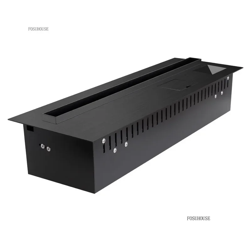 เตาผิงไฟฟ้าแบบน้ำ 3 มิติ ตกแต่งภายในห้องนั่งเล่น เตาผิงไอน้ำ เตาผิงแบบฝัง พร้อมเปลวไฟเสมือนจริง 1