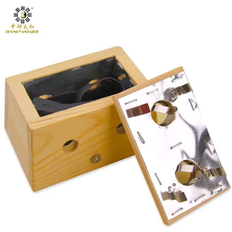 Bamboo Moxa Roll Box Moxa Roll Stick Box Health Care Healing Therapy Sticker Moxibustion Holder Case 2 Holes