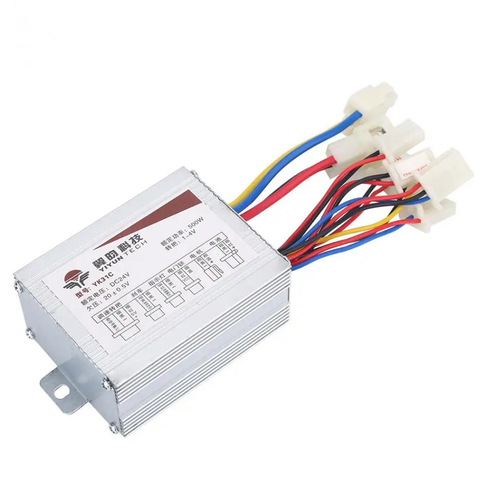 12V 24V 36V 48V 20W 30W 00W 800W Electric Bike Motor Brushed Controller Aluminium alloy Controller E-scooter Part electric bike parts electric bike controller electric scooter controller electric scooter parts