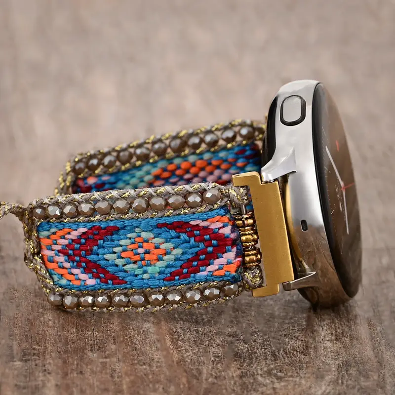 22mm 20mm Nylon Strap For Samsung Galaxy Watch 6/5/4/3 Huawei Watch 4/GT4-3-2 Pro Bohemian Braided Bracelet Amazfit GTR/GTS Band - Image 15