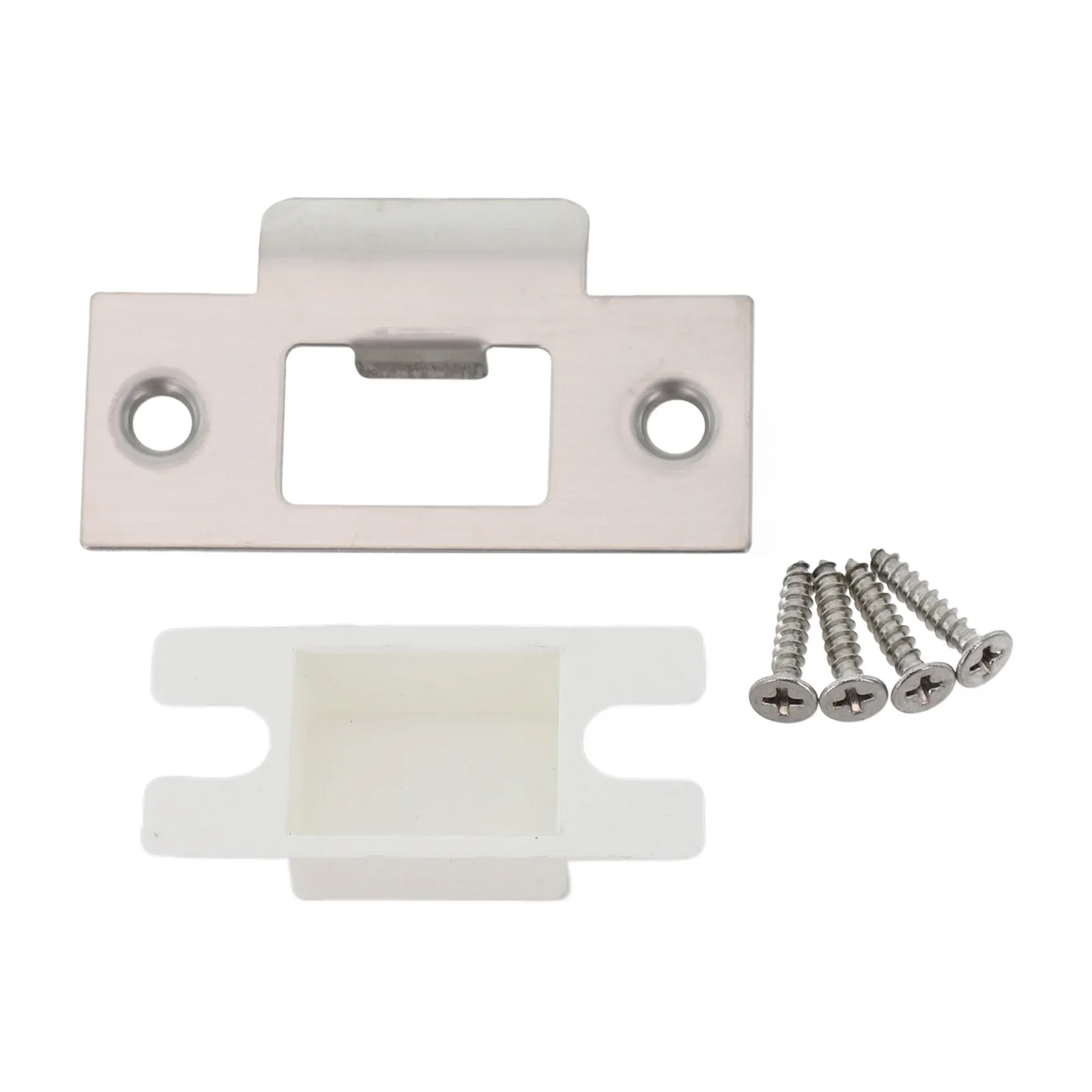 1 Set Door Strike Plate Stainless Steel Door Reinforcement Plate Gold Silver Reinforcing Locks Hardware door lock door latch