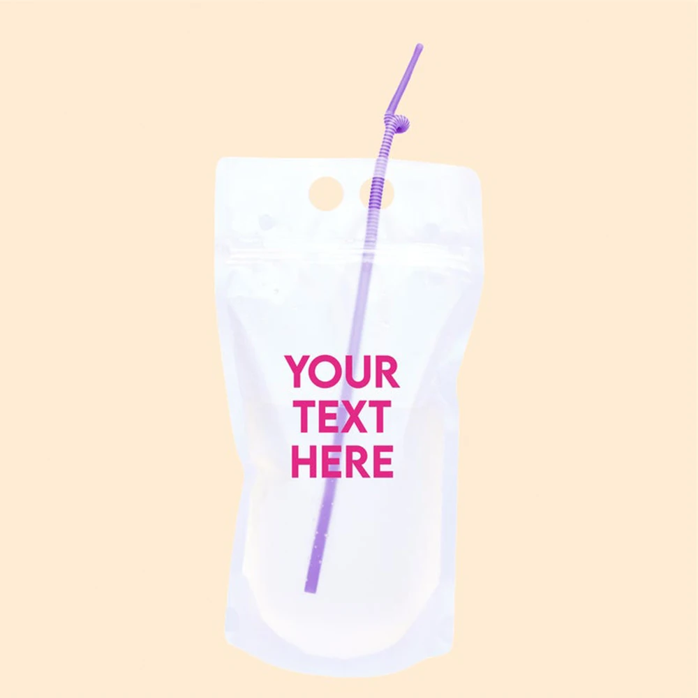 Bachelorette Party Favors Bridesmaid Drink Pouches Personalized