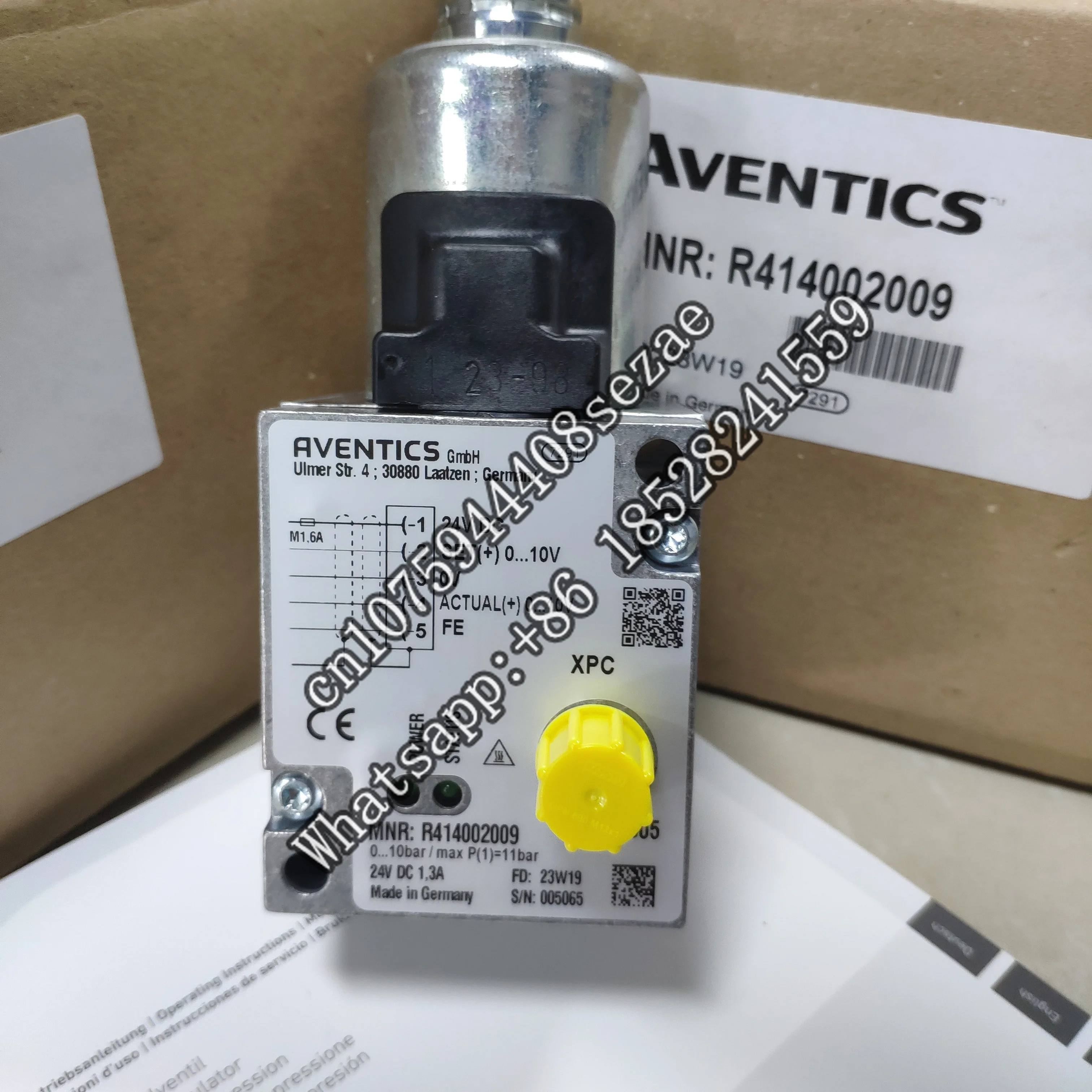 

German Aventics Anwochi Pressure Regulating Valve R414002009 New Original Spot ED05 Agent