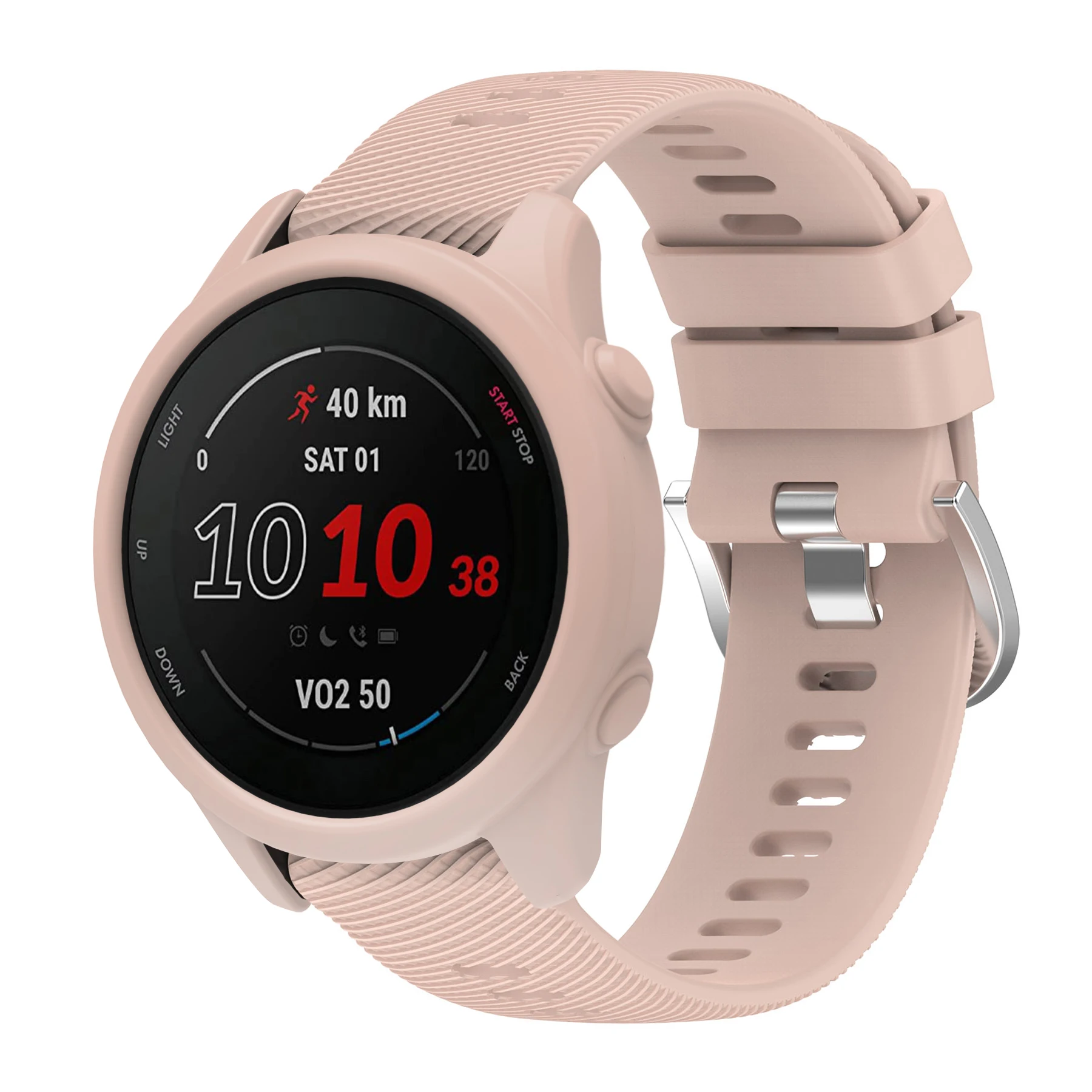 Silicone Sport Watchband and Case Set