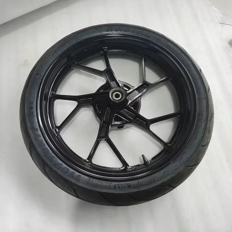 The product can be customized. Motorcycle front tire assembly rim hub 110/70-17