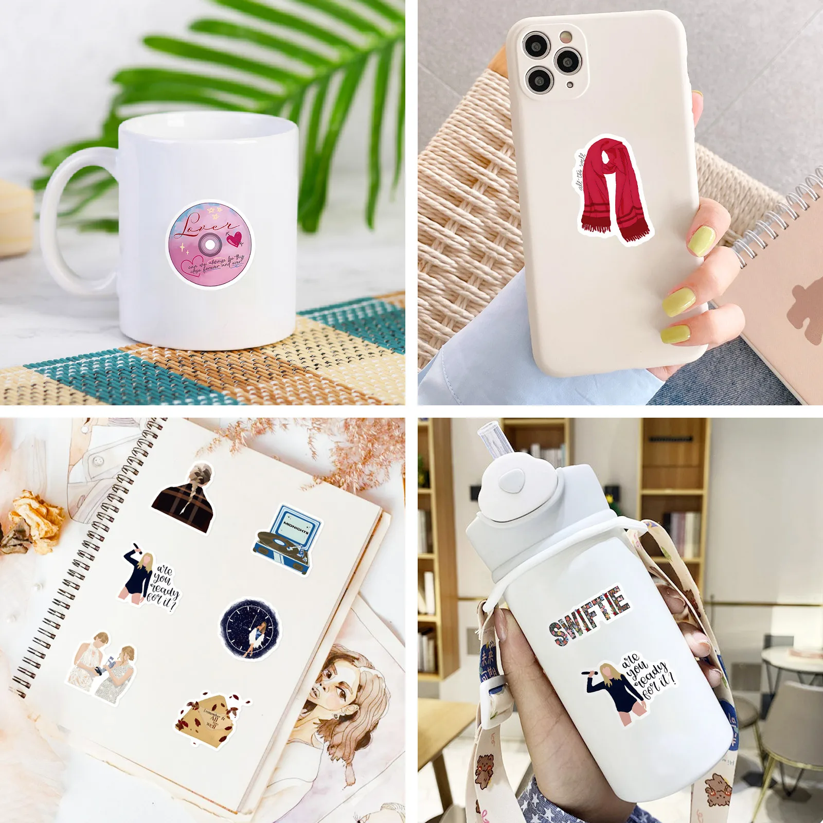 10/30/50 Cute and Charming Taylor Stickers Singer Taylor Swift Taylor Swift Stickers Notebook Stickers