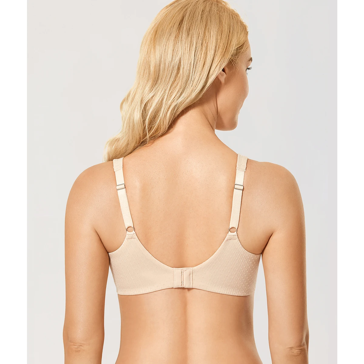 Women's Plus Size Minimizer Bra Floral Unlined Underwire Full Coverage 32-40 42 44 B-DD E F G H Cup