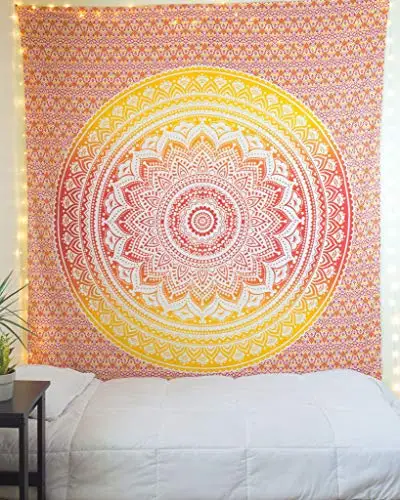 Tapestry Decorations Wall Tapestry for Bedroom Aesthetic Tapestry Hippie Boho Indie Bohemian Mandala India Bedroom Decor