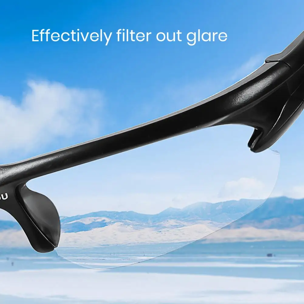 

Удобные велосипедные очки, фотохромные велосипедные очки с УФ-защитой для женщин и мужчин, линзы с высоким коэффициентом пропускания для бега