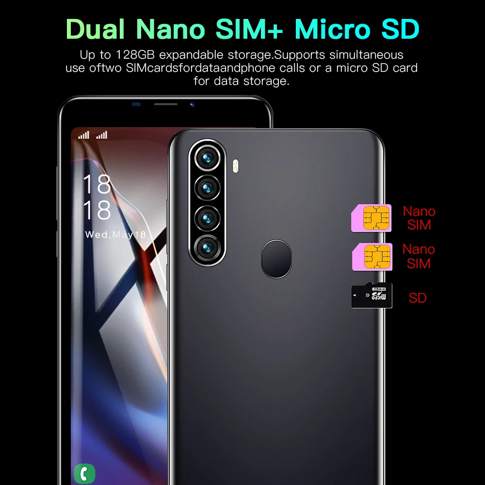 FUFFI-Note 13 Pro,Cell phone,5.0 inch,16GB ROM,2GB RAM,Smartphone Android,Dual SIM,2000mAh,Mobile phones,Cellphones 6