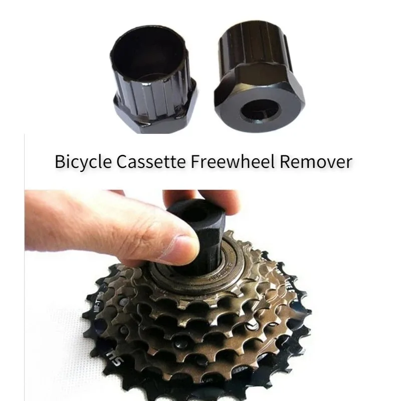 Bike Cassette Remover Tool 12 Tooth Carbon Steel Wrench for Flywheel Freewheel Lockring Durable Repair