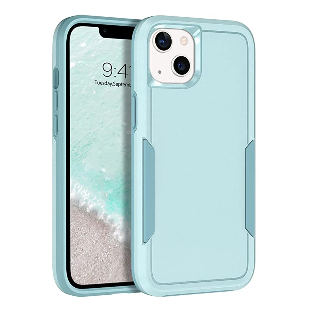 Rugged Armor Case for iPhone 14 13 12 11 Pro Max Hybrid Silicone Bumper for iPhone XR Xs 7 8