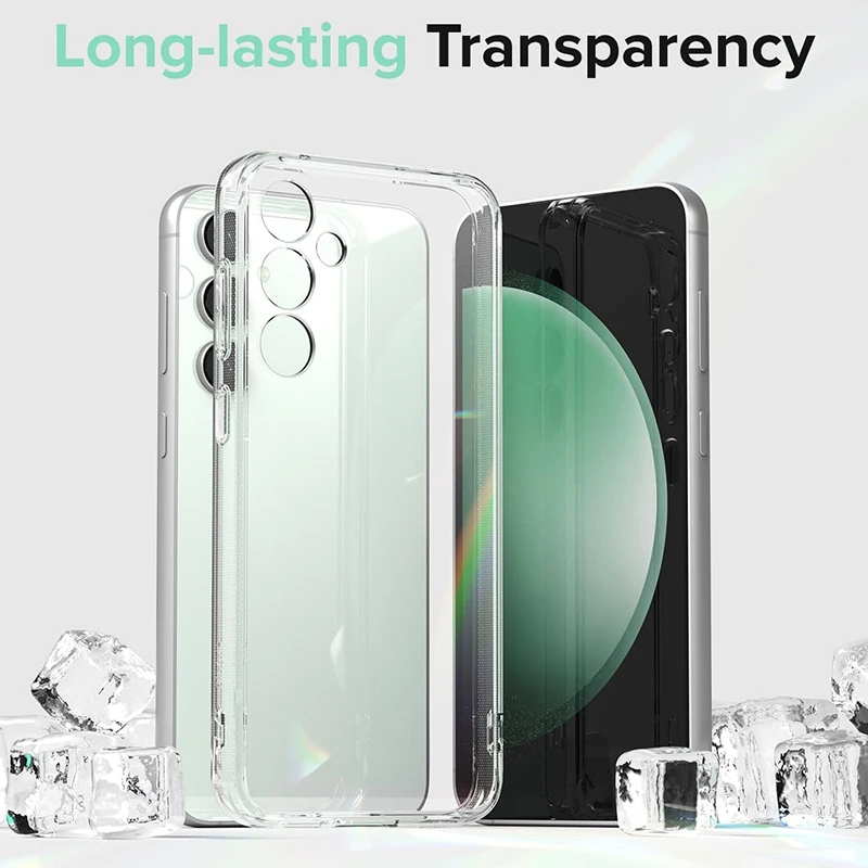 Clear Silicone TPU Protective Phone Case - Transparent Bumper Cover