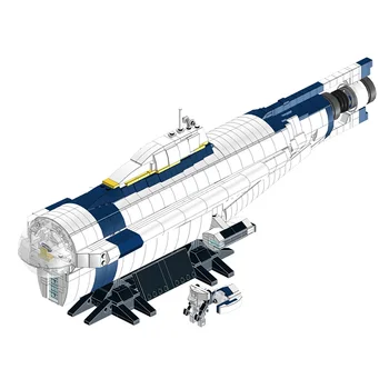 Конструктор MOC, корабль Subnautica, Циклоп-перевозчик, подводная лодка, морские корабли, 3D модель, военная игрушка для мальчиков