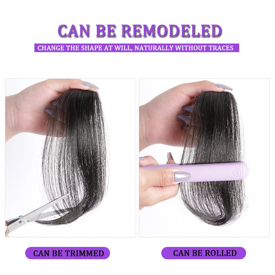 Hair Extensions Hair Bangs Bangs wig Synthetic Fring Bangs hair extensions for women Middle Part Two Sides Bang Hairpiece Clip In Extensions invisible hair