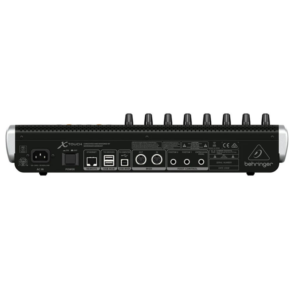 베링거 X-Touch 컨트롤 서피스 USB/MIDI 컨트롤러 (9개의 터치 감응 페이더, 8개의 로터리 엔코더, 92개의 조명 버튼 포함)