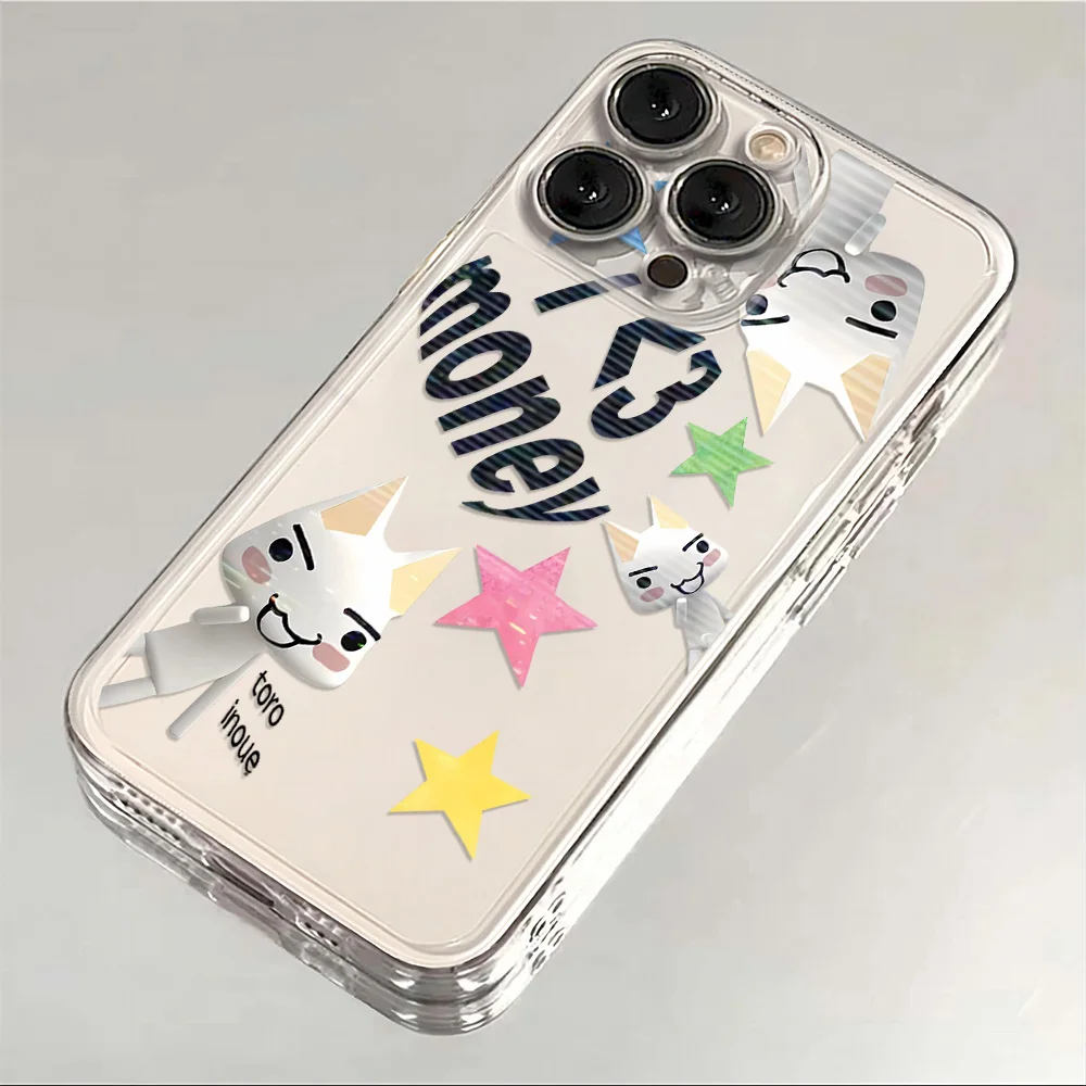 Adorable Toro Inoue Cat Clear TPU Phone Case