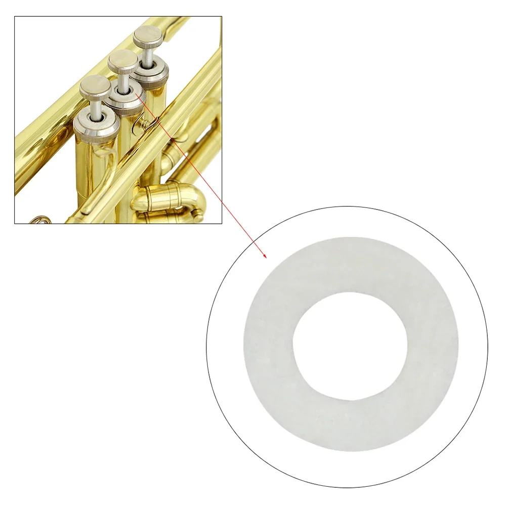 Cuscinetti Feltro Per Tromba - Set 10 Pezzi, Ricambio Valvole, Morbidi E Precisi - Foto 10