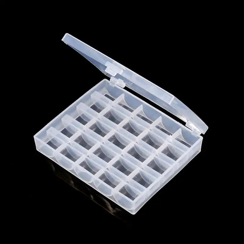 Yarn Bowl Plastic Bobbin Case Storage For 25 Spools 1pc
