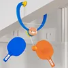 Hanging Table Tennis Trainer With Racket Mini Badminton Tennis Ball Parent-child Interactive Game Indoor Outdoor Kids Sports Toy 2