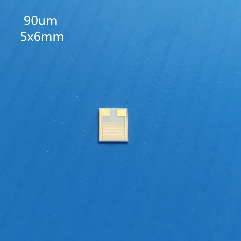 

90um Ceramic Interdigitated Electrode IDE Electric Array Biogas Humidity Sensor Smart Chip Size 5x6mm