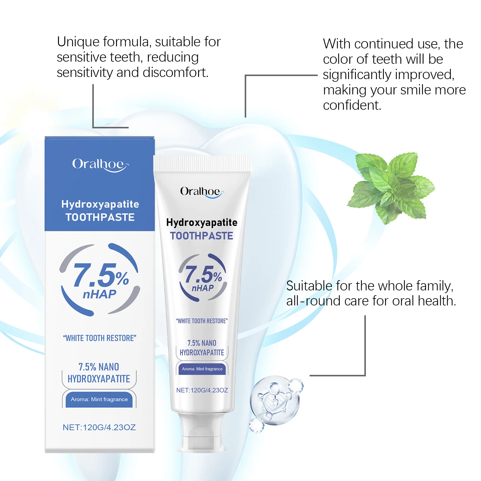 120g Teeth Whitening Toothpaste