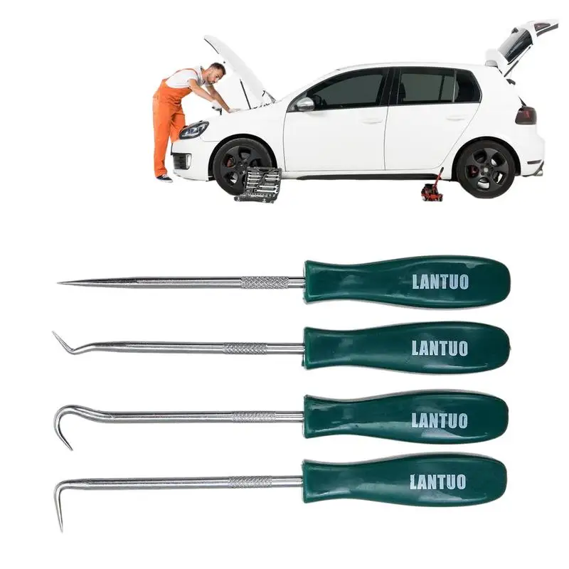 Oil Seal Removal Tool Kit 4PCS Car Pick And Hook Oil Seal Puller