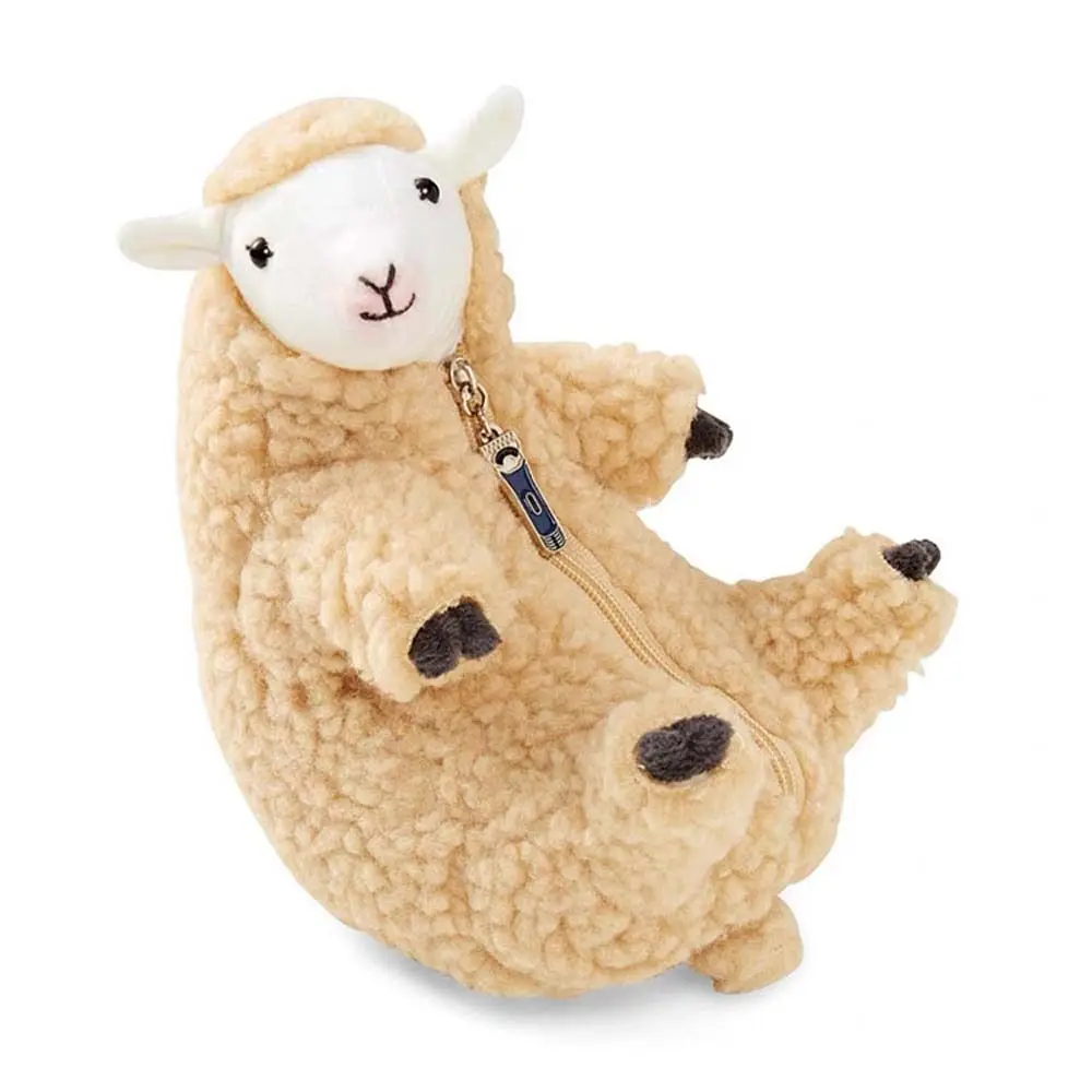 

Shaved Wool Sheep Doll Removable Clothes Plushies Lamb Sheep Plush Toy Stuffed Animal Plush Pillow Sheep Plush Doll