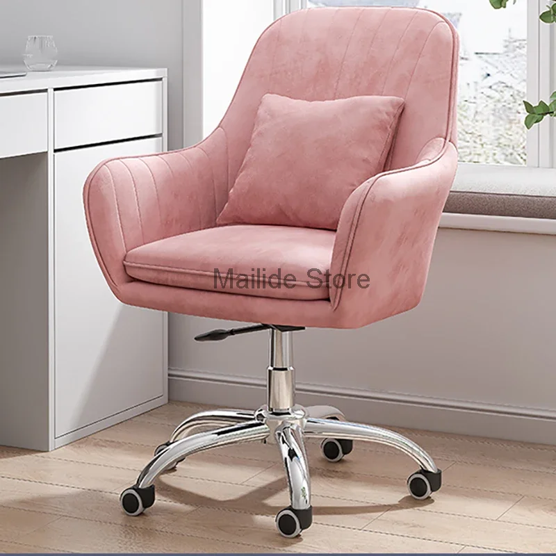 

Скандинавский стиль, Модная креативная офисная мебель, спинка, компьютерный стул, подъемник, вращающееся кресло, мягкая подушка, игровой стул