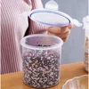 Sealed Kitchen Food Storage Canisters Transparent Large Capacity Grain Fresh Preservation Box with Scale Plastic 5