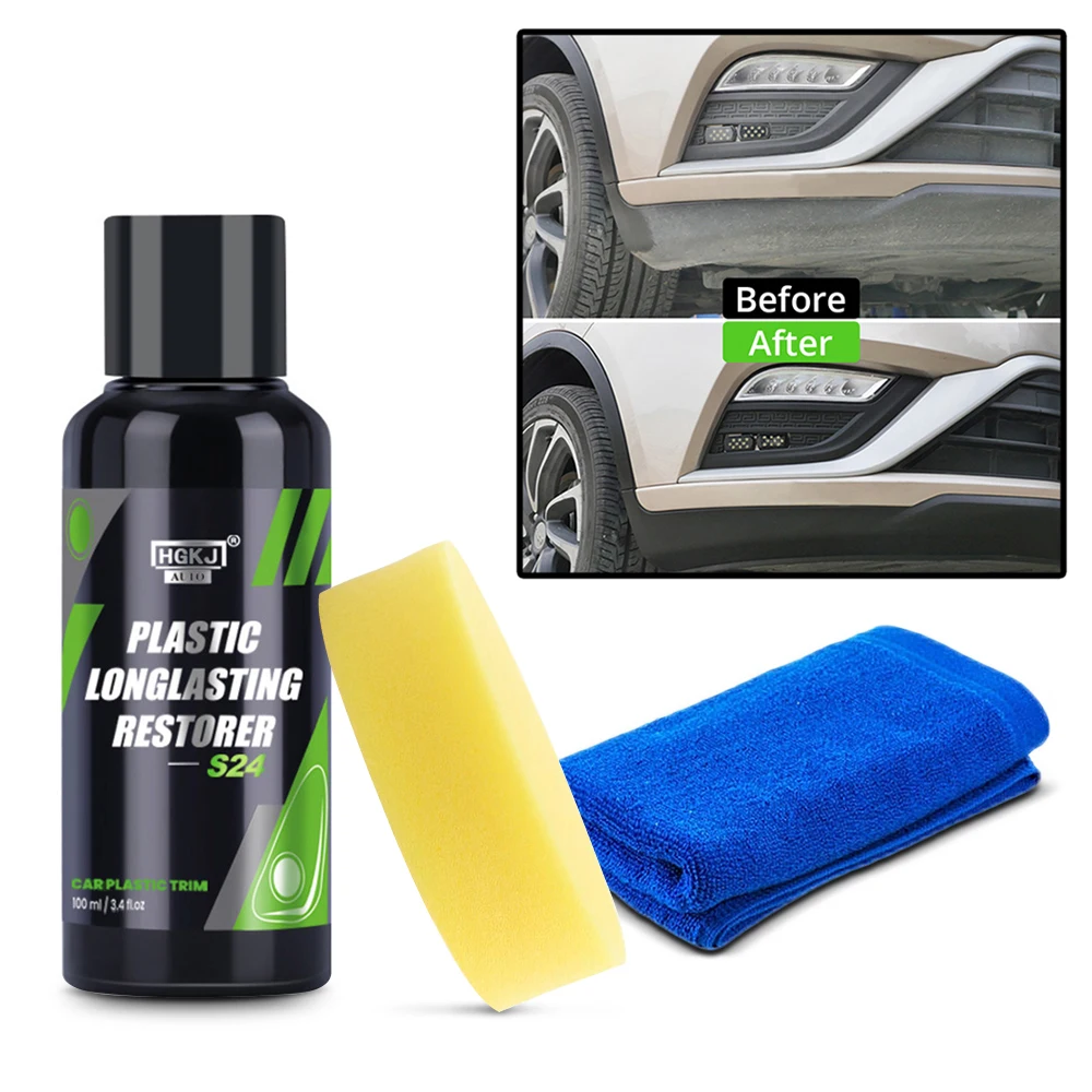 S24 Restauratore Di Plastica Per Rivestimento Spray Esterno Per Auto Agente A Lunga Durata Gomma Liquida Rinfresca Cera Di Rivestimento Idroponica Aut