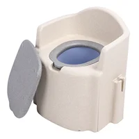 Commode Shower Chair Bucket Bedside Commode Chair Strong Load Bearing Capacity Anti Slip Stable Comfortable for Bathroom 1