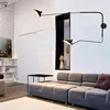 Designer Industrial DaWn Spider Serge Mouille Wall Lamps Iron Art Modern Interior Lighting Loft Studio Sofa Cafe Study Bathroom 5