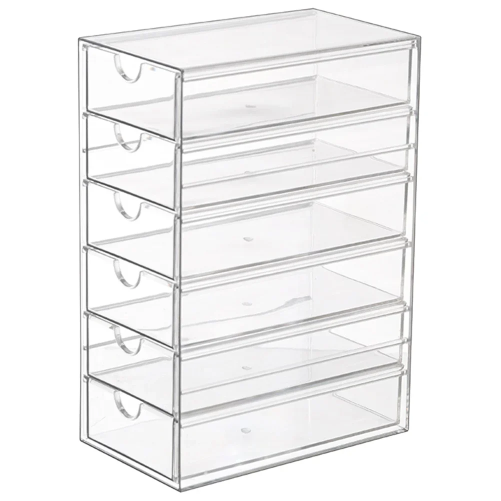 

Plastic Makeup Multi-functional Desktop Container Box Drawer Sundries for Clear Organizer Pen Storage Type Jewelry