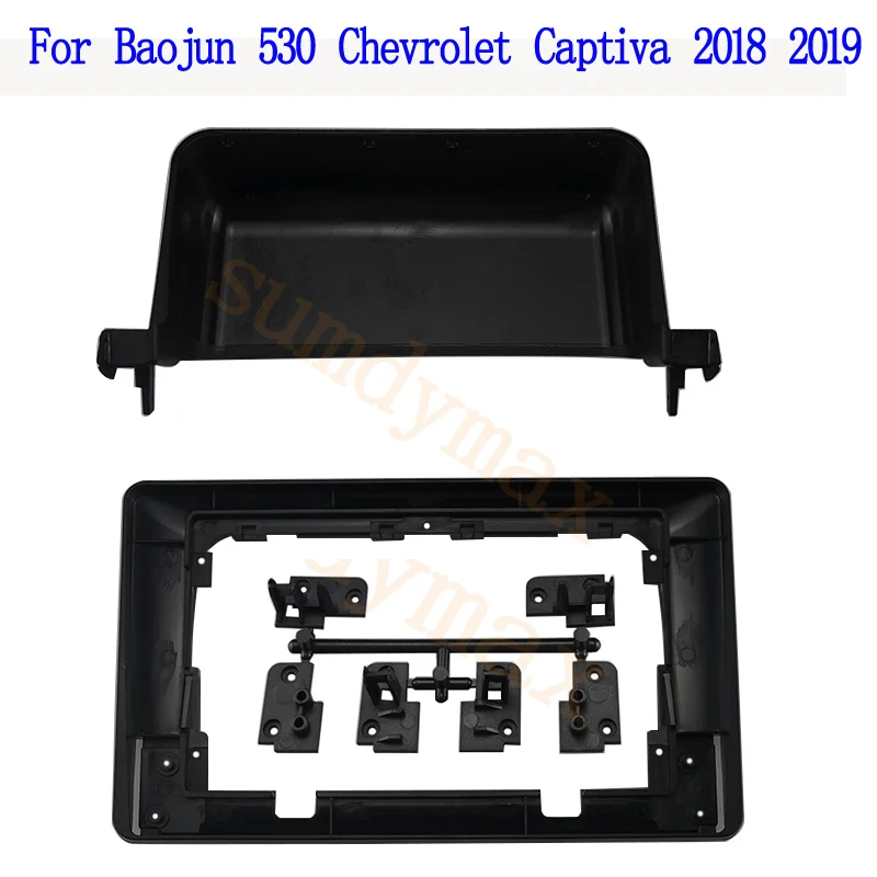 

9-дюймовая 2 Din Автомобильная радиоустановка для Baojun 530 Chevrolet Captiva 2018 2019, автомобильная радиоустановка, рамка-адаптер, CD-панель, панель приборной панели