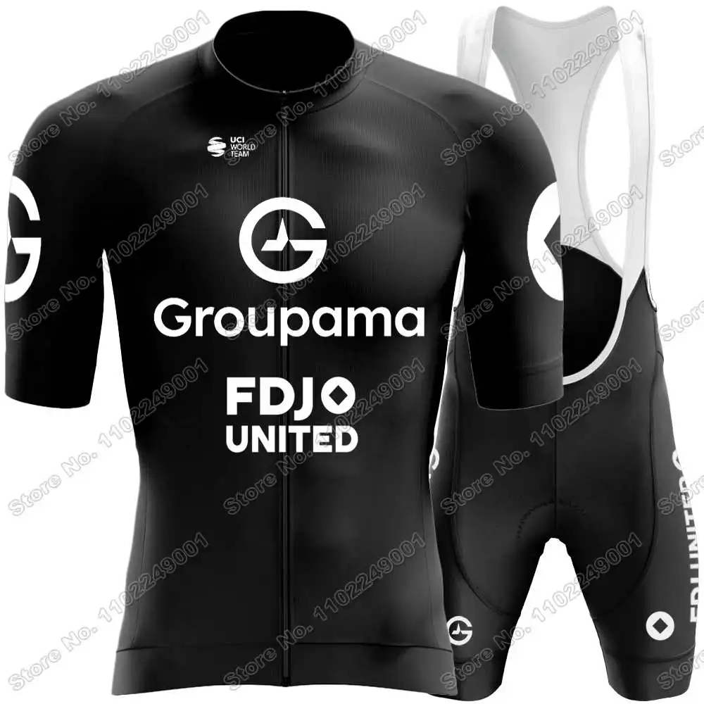 Groupama FDJ サイクルジャージ ウエア パンツ ロードバイク 秋冬用