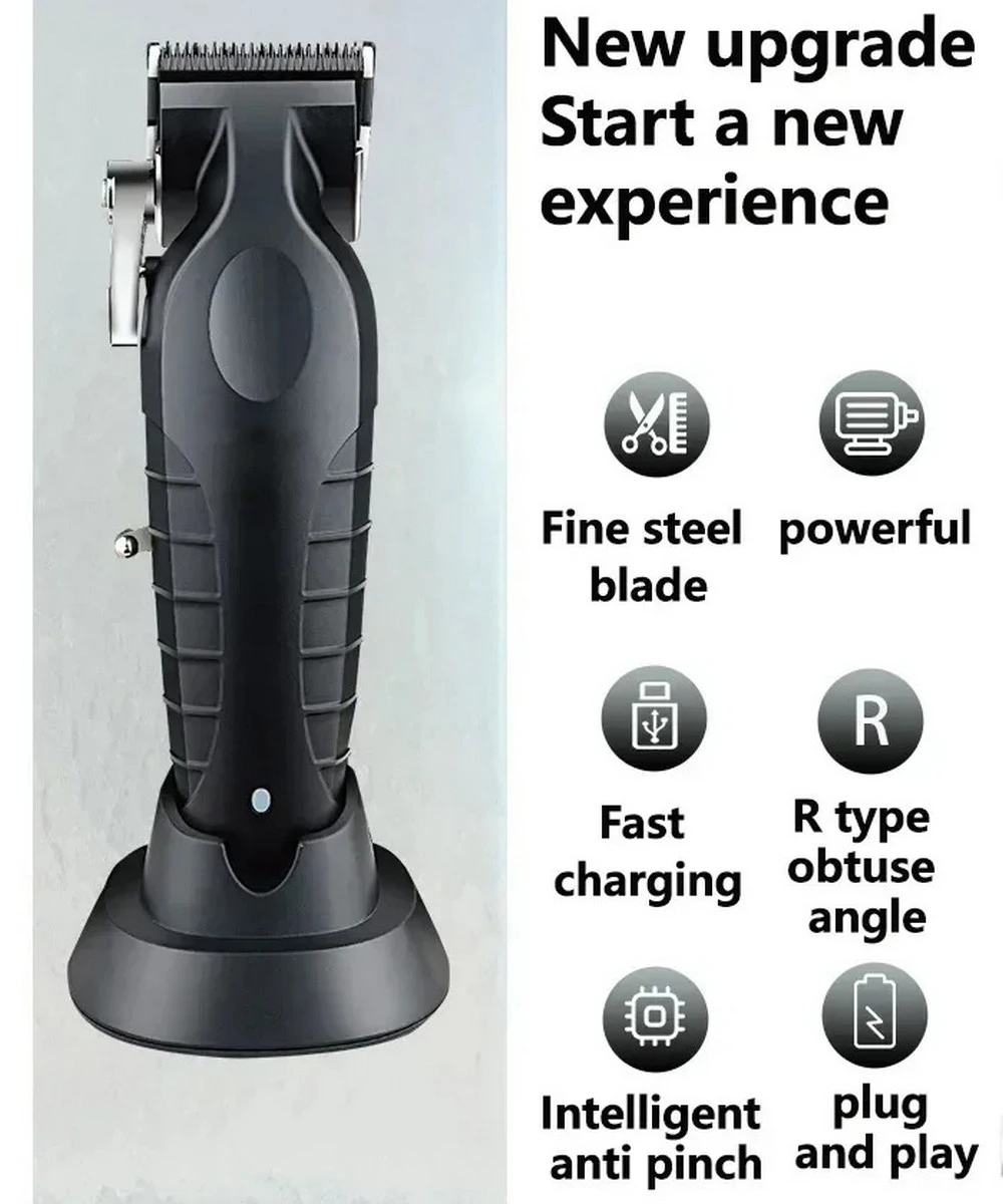 2996 Professional Precision Fade Hair Clippers Cordless Hair Cutting Machine Rechargeable Hair Beard Trimmer for Barber 2