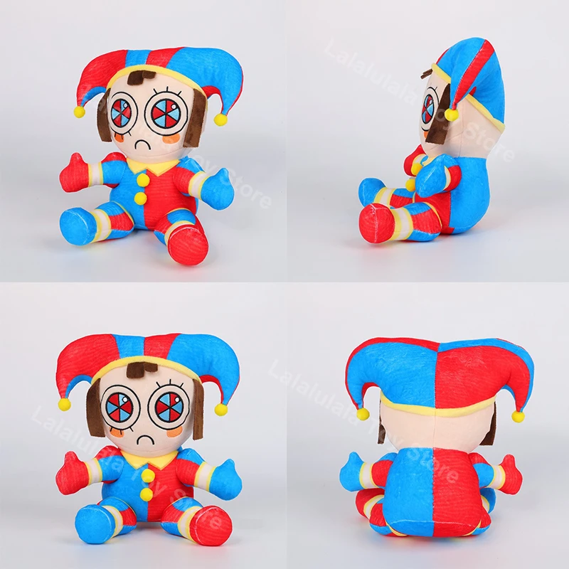 

The Amazing Digital Circus Plush Clown Toy Anime Cartoon Doll Pomni Plush Dolls Jax Soft Stuffed Toys Cute Kids Christmas Gifts