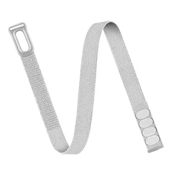 Nylon Loop Velcro Bicep Sport Strap with Magic Stick Wristband - Long 500mm (Light Gray)