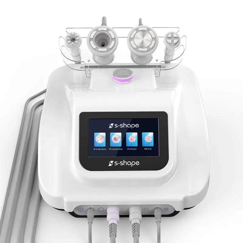 

S-SHAPE 4 In 1 Cavitation 30K Ultrasound+RF Vacuum Suction Body Face Care Multifunction Slim Machine Salon Beauty Device-056