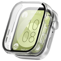Vetro HD Premium All-Around + Custodia Protettiva per Huawei Watch Fit 3 - Cover Anti-Graffi